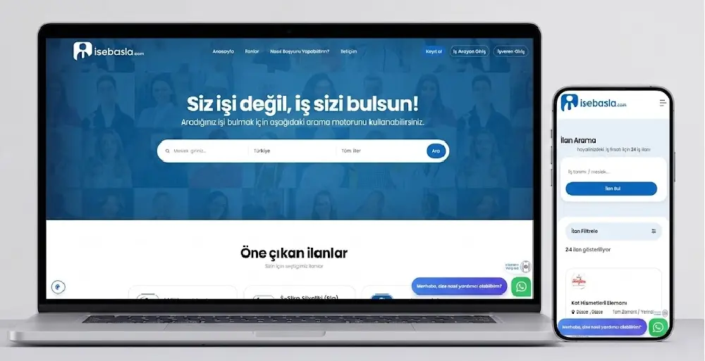 İşeBaşla recruitment platform interface